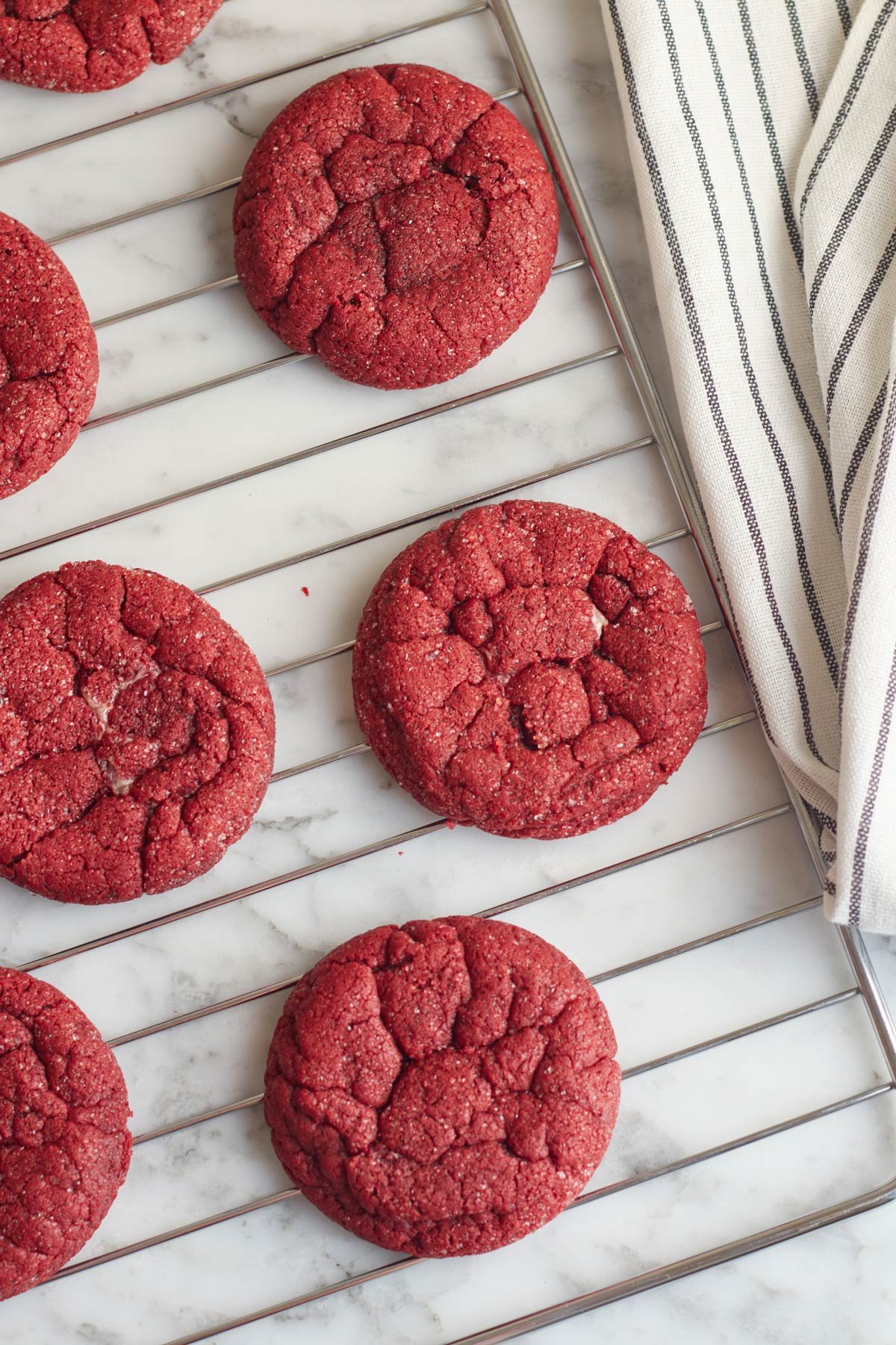 Red Velvet Sugar Cookies