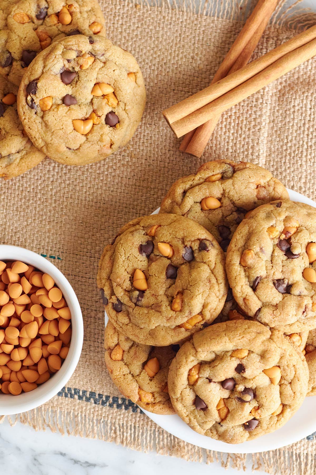 butterscotch chocolate chip cookies