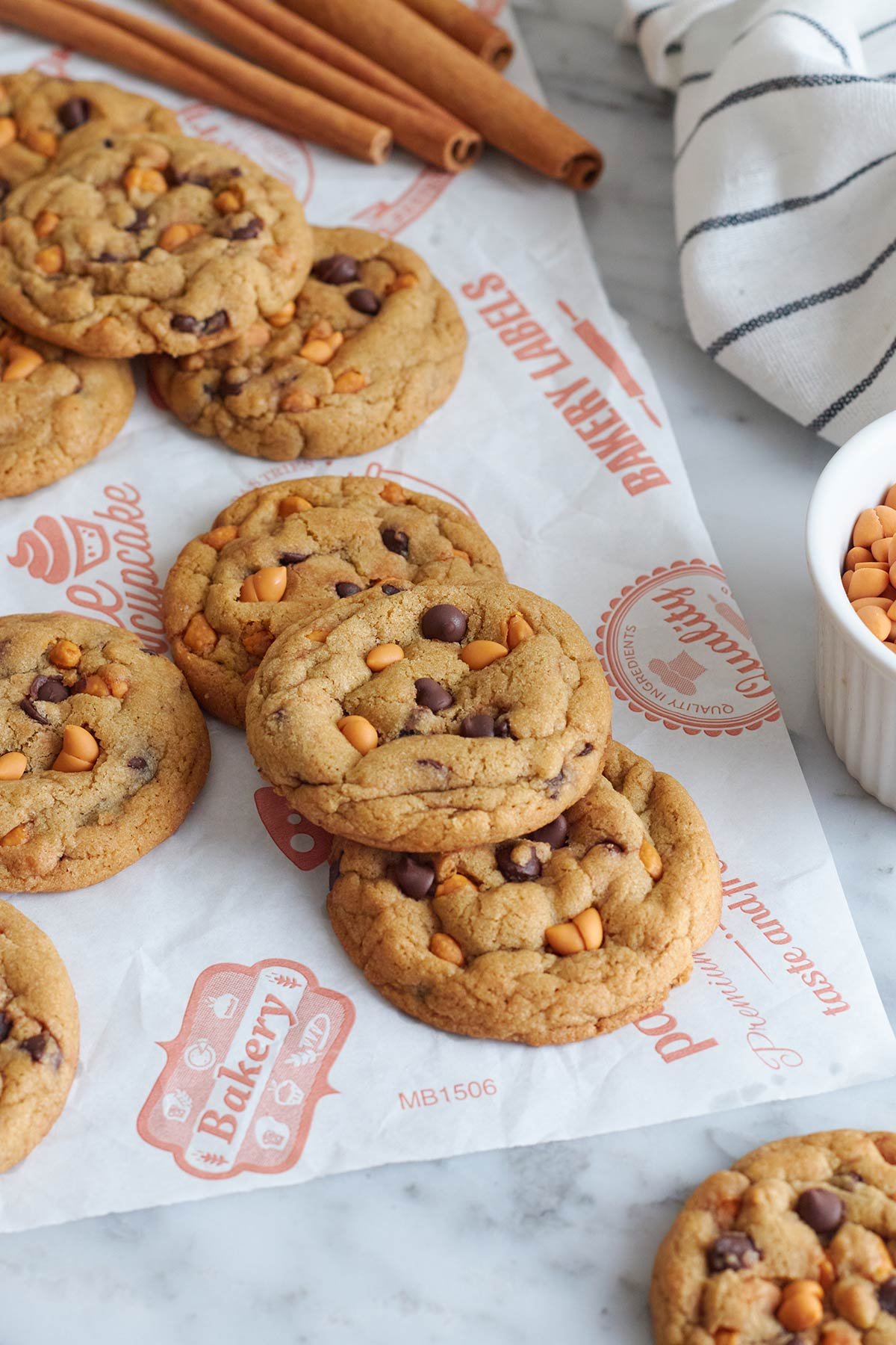 butterscotch chocolate chip cookies