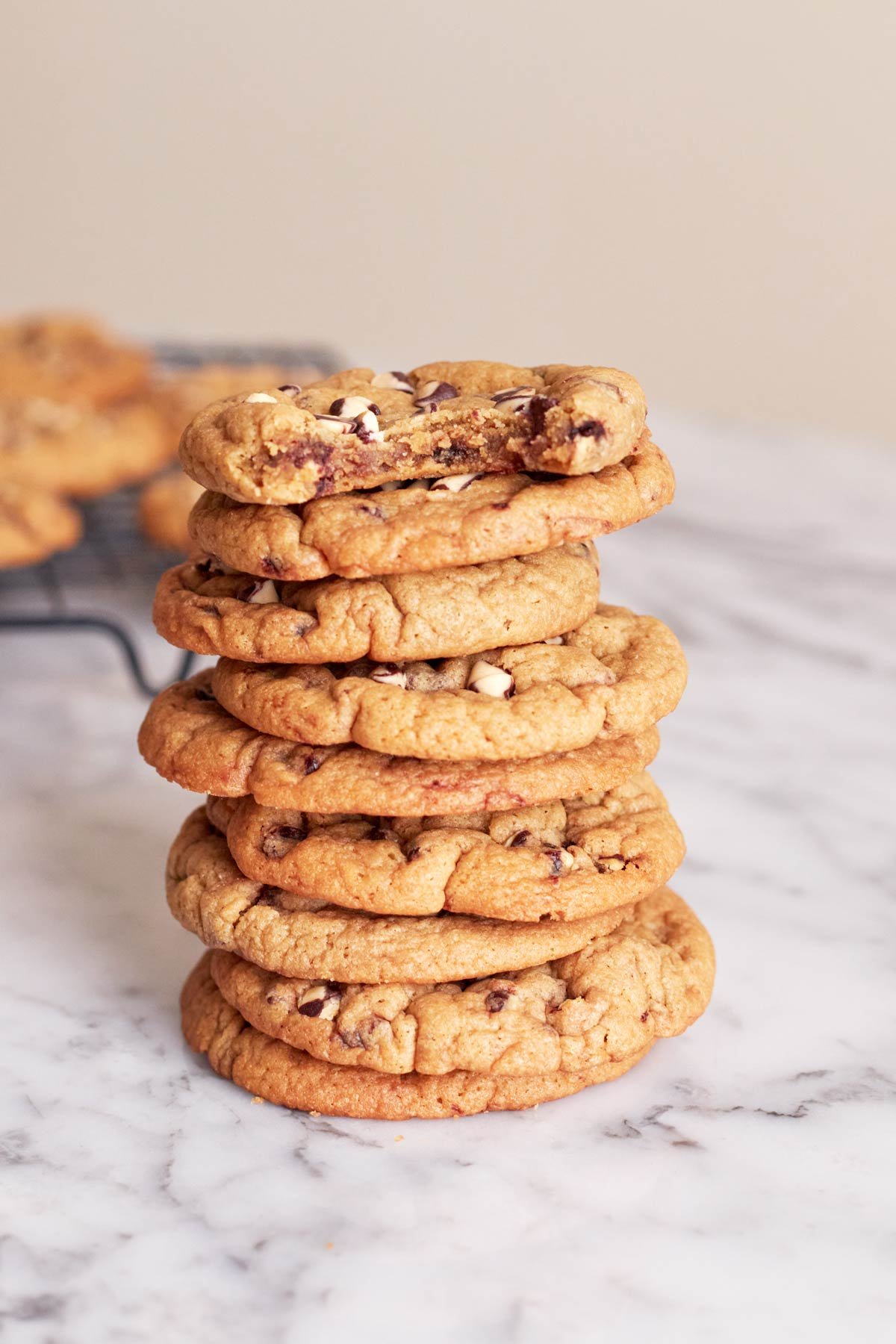 twin chocolate chip cookies