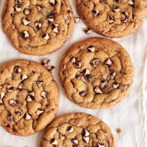 twin chocolate chip cookies