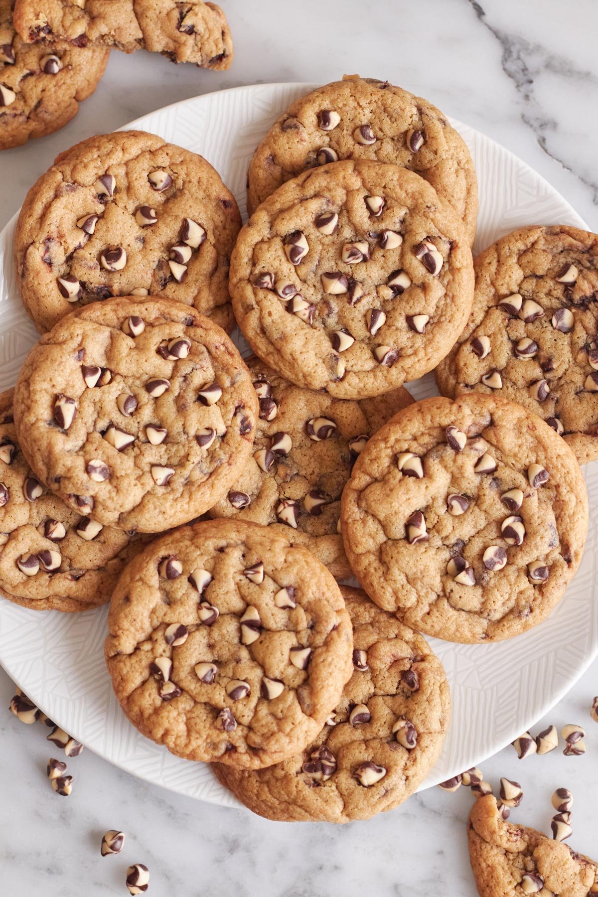 twin chocolate chip cookies