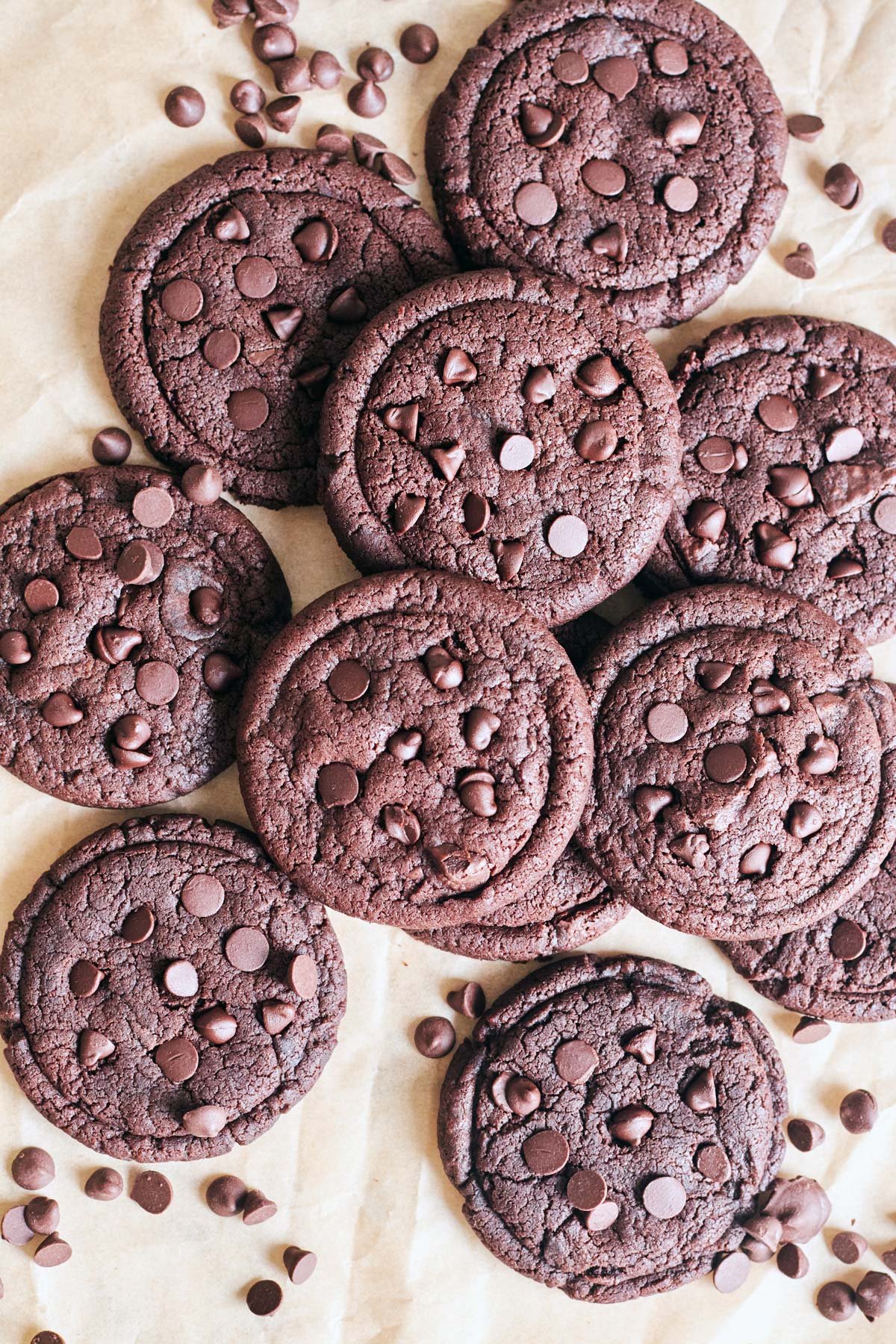 Double Chocolate Chip Cookies