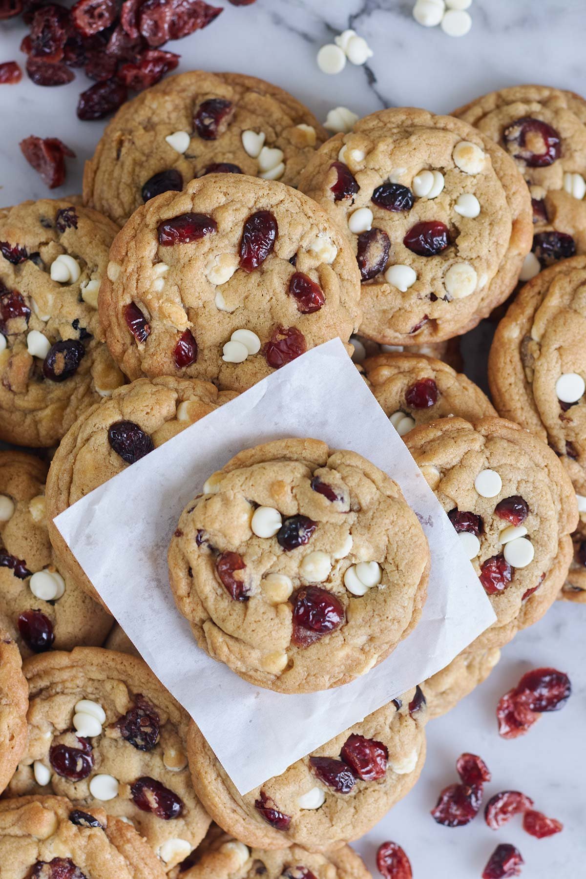 White Chocolate Cranberry Cookies