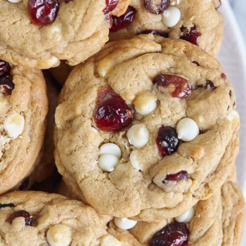 White Chocolate Cranberry Cookies
