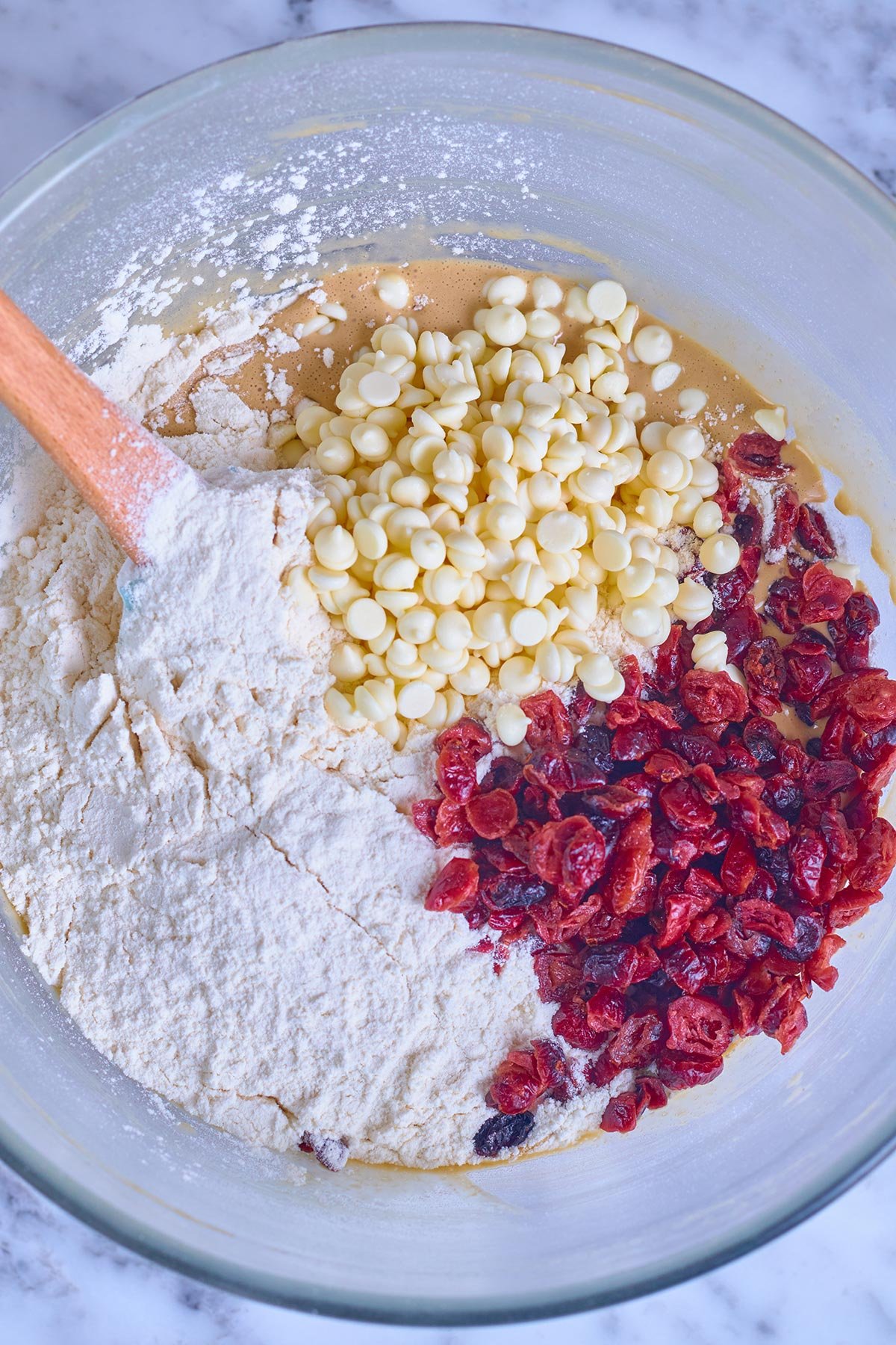 how to make White Chocolate Cranberry Cookies