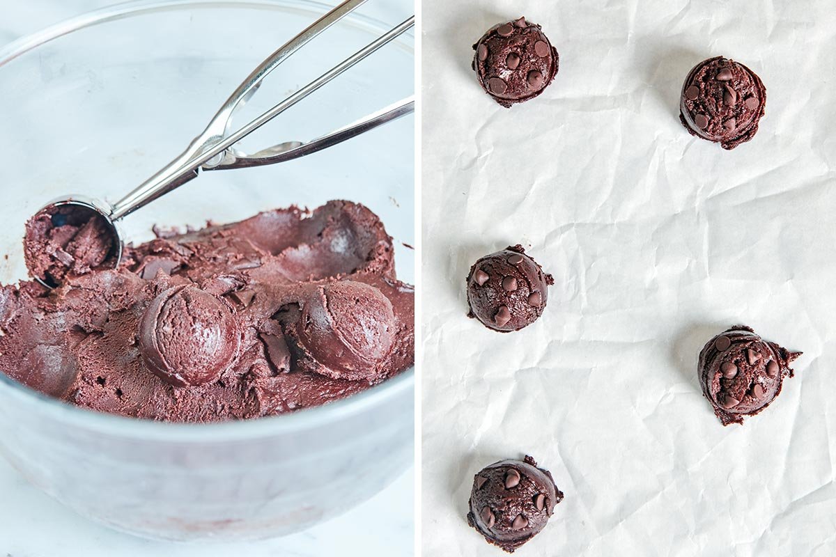 how to make double chocolate chip cookies