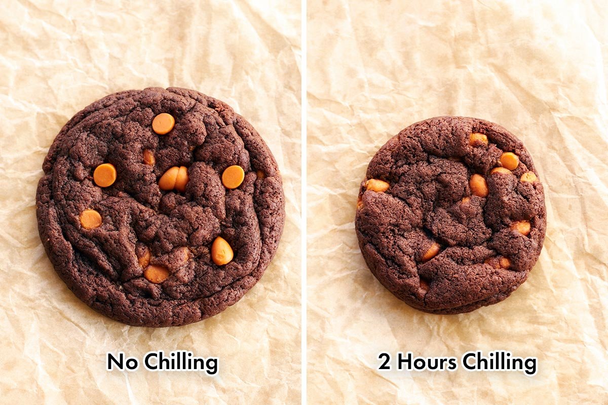 Butterscotch Chip Cookies Chilling