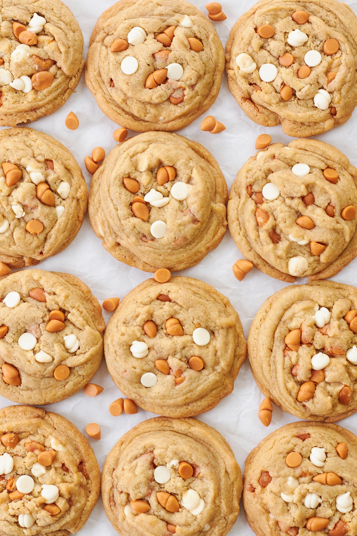 Butterscotch White Chocolate Chips Cookies