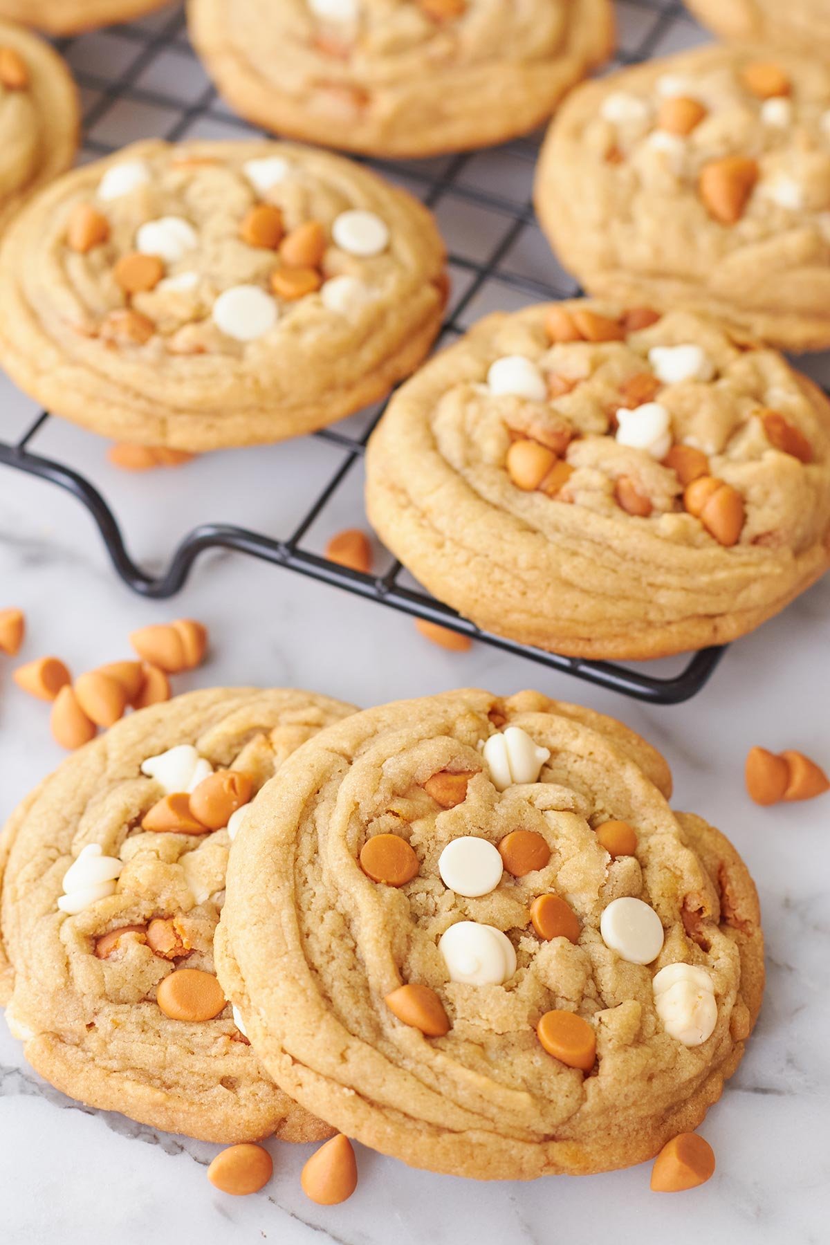 Butterscotch White Chocolate Chips Cookies